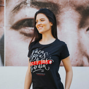 [NOVA] Camiseta Escolhas 2019/2020 - Feminina - Preta