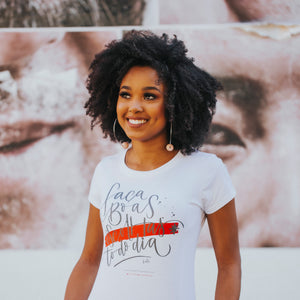 [NOVA] Camiseta Escolhas 2019/2020 - Feminina - Branca